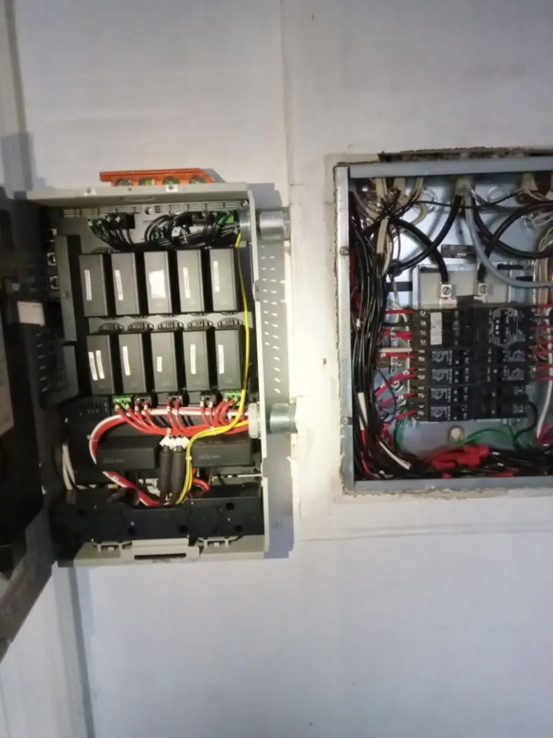 Electrical panel upgrade completed for Ring Doorbell Installation in Joppatowne
